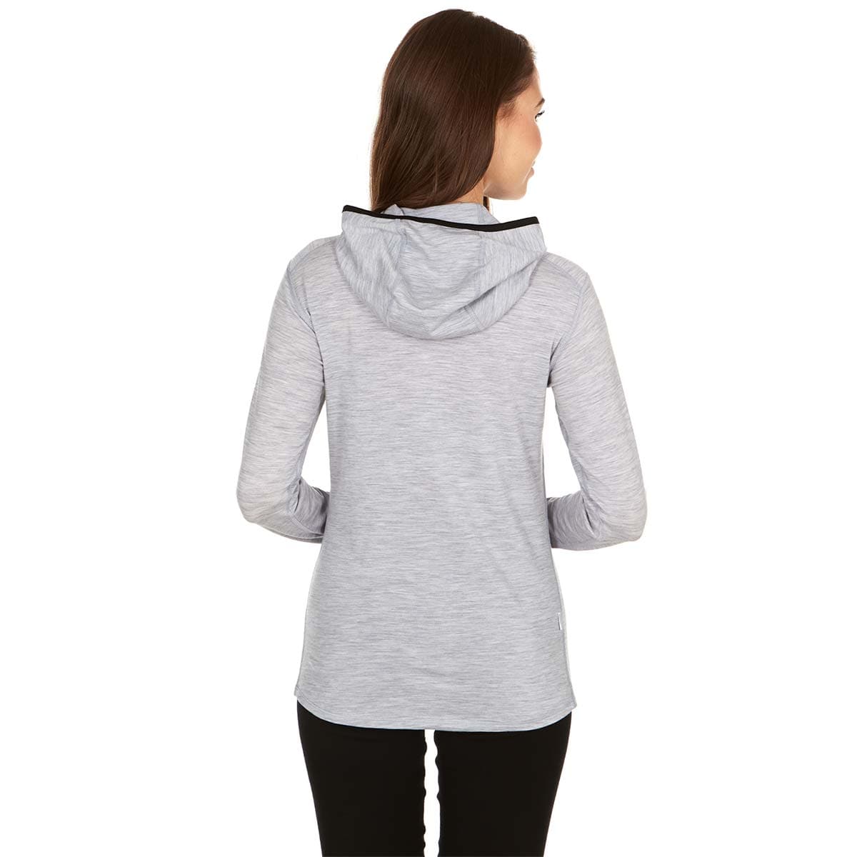 Microweight - Women's Wool 1/4 Zip Sun Hoodie Woolverino