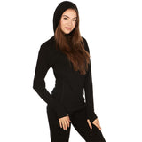 Microweight - Women's Wool 1/4 Zip Sun Hoodie Woolverino