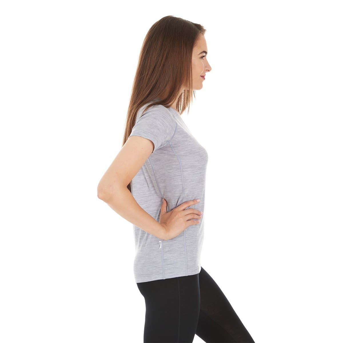 Microweight - Women's Wool V-Neck T-Shirt Woolverino