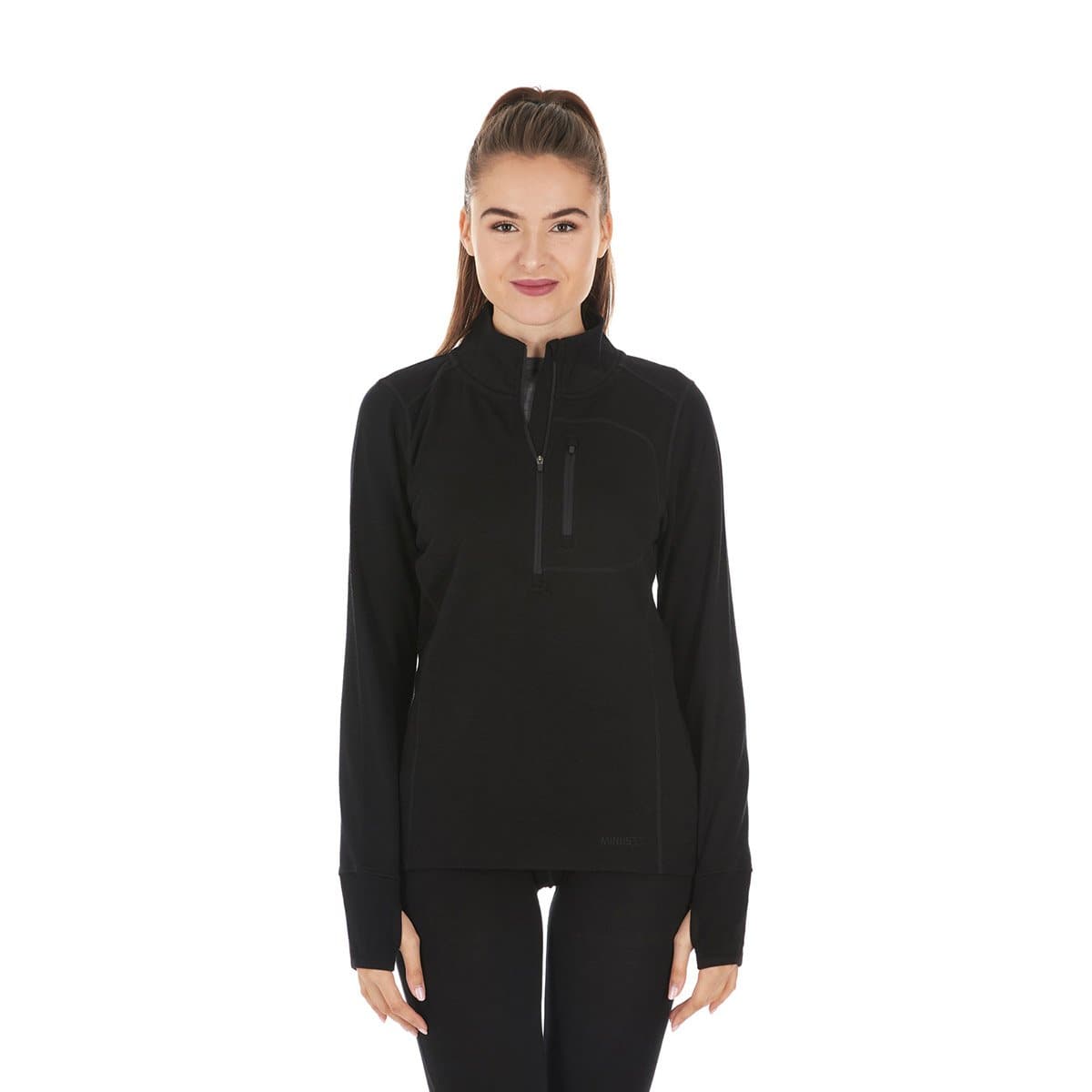 Heavyweight - Women's Wool 1/4 Zip Wilderness