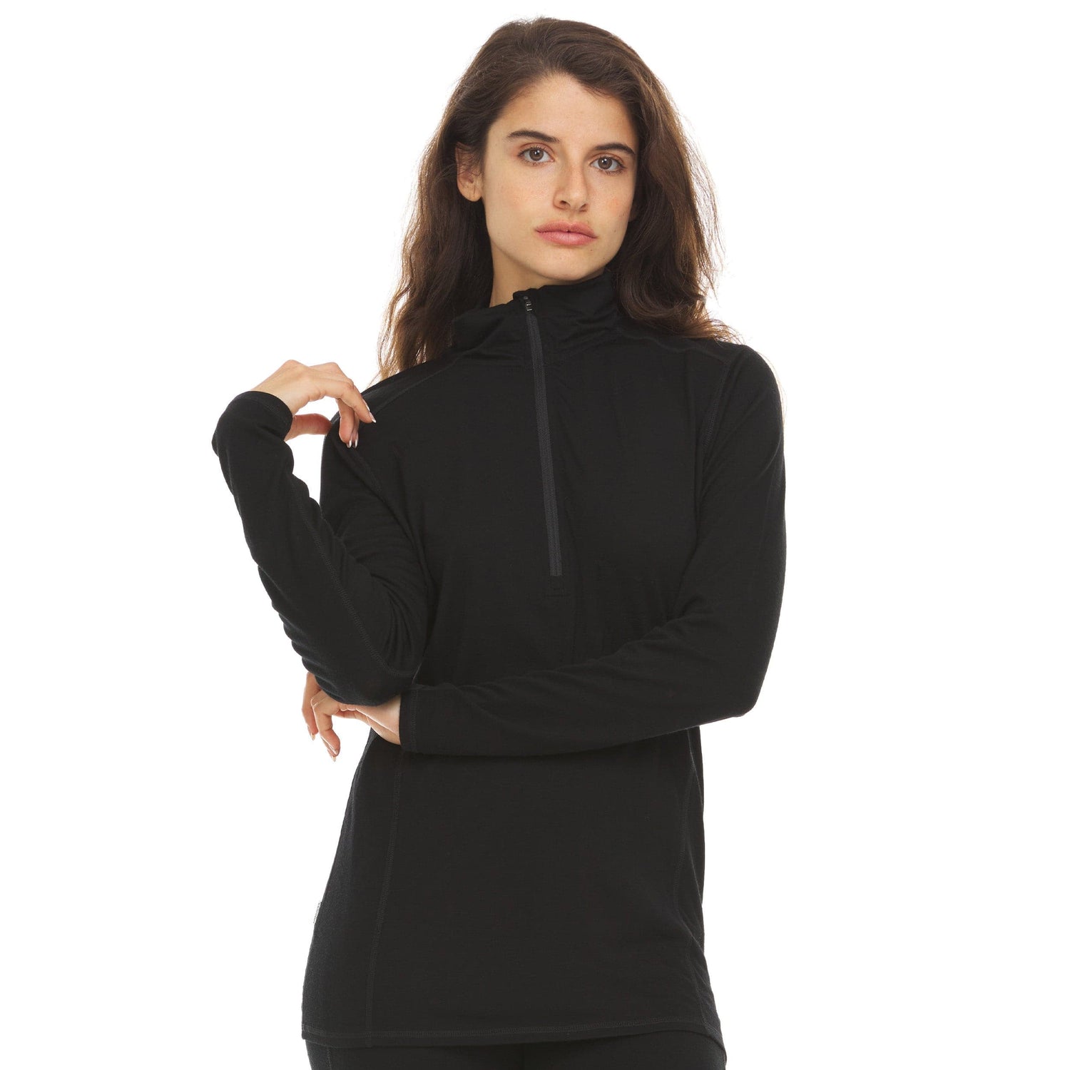 Microweight - Women's Wool 1/4 Zip Woolverino