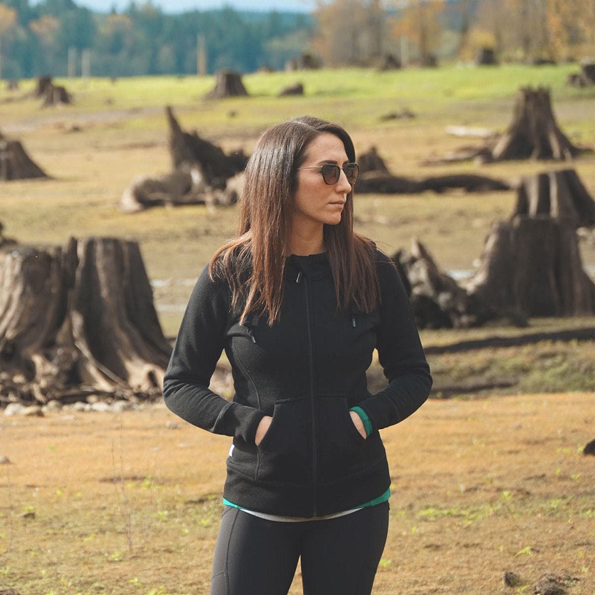 Heavyweight - Women's Brushed Wool Hoodie Kodiak Fleece
