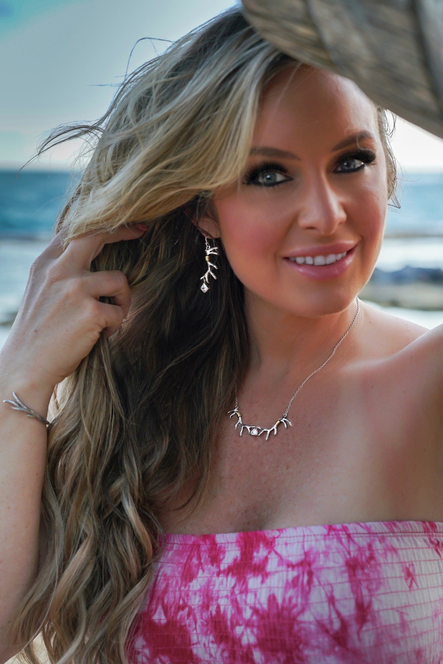 Antlers Found Festoon Earrings