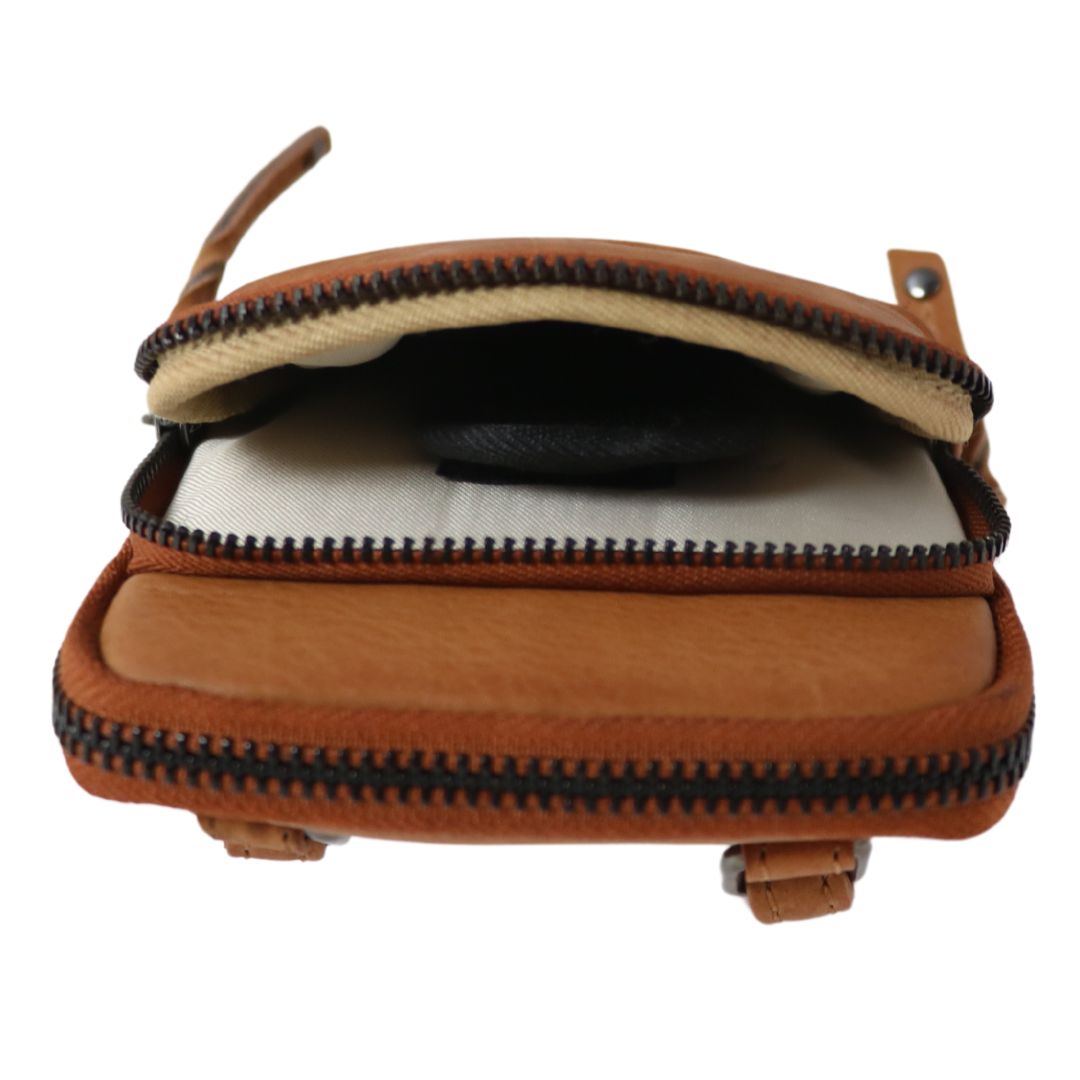 Shay Leather RFID Crossbody by Lady Conceal for Tasers and Pepper Spray