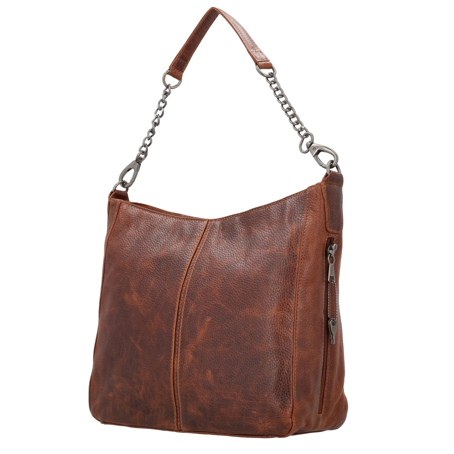 Concealed Carry Ava Leather Hobo by Lady Conceal