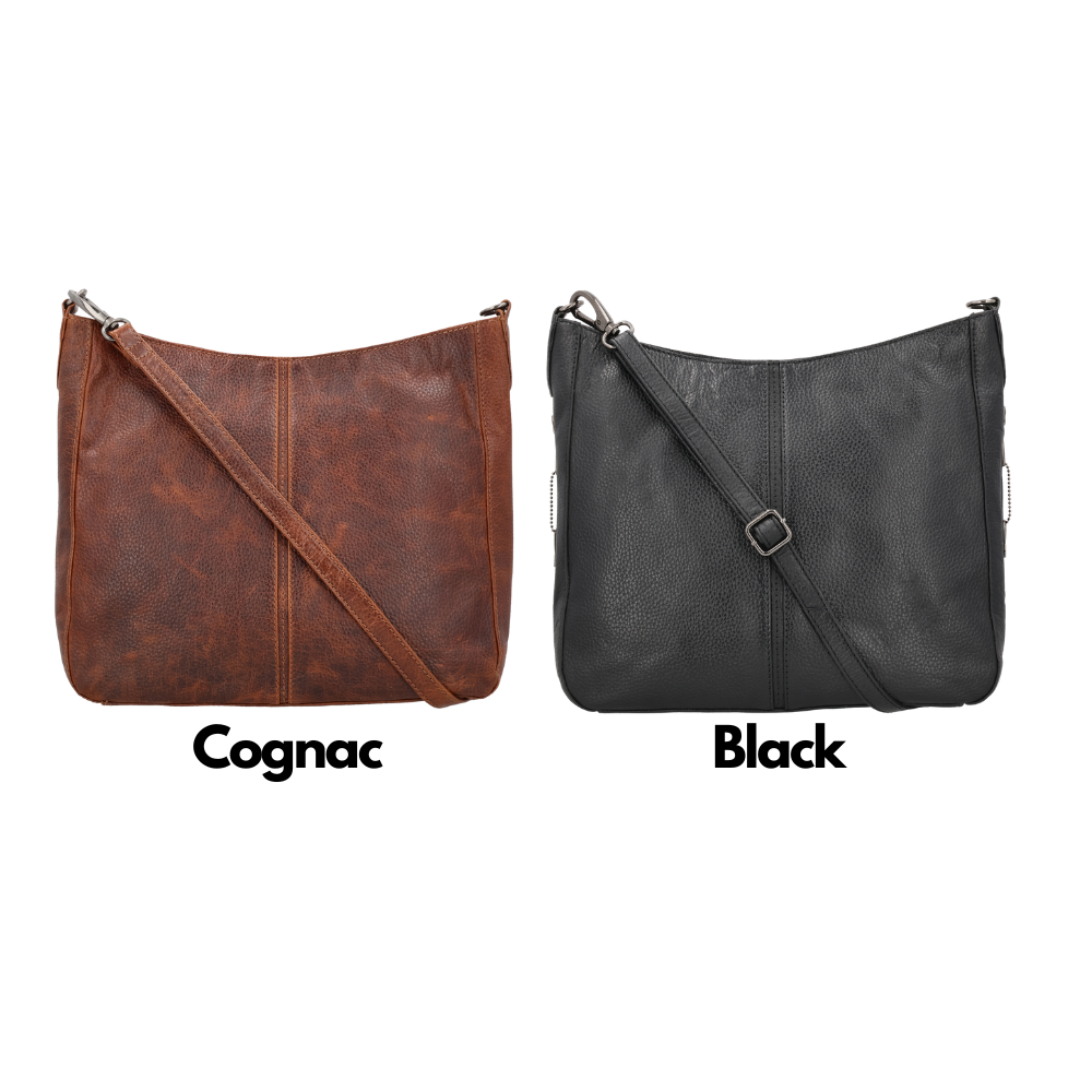 Concealed Carry Ava Leather Hobo by Lady Conceal
