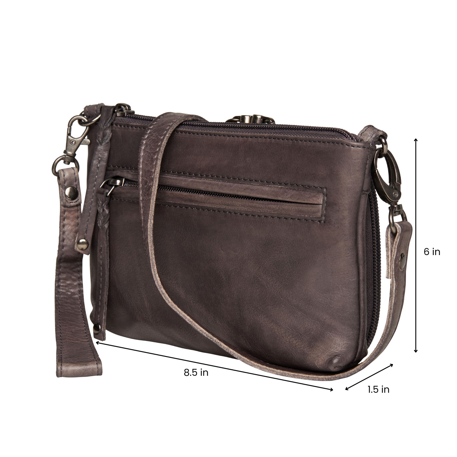 Concealed Carry Amelia Leather Crossbody by Lady Conceal